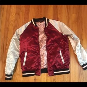 Red Bomber Jacket